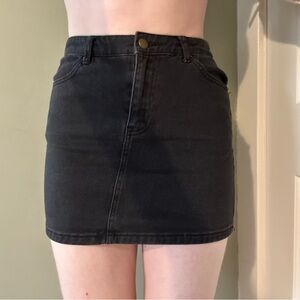 Classic Black Denim Skirt, Forever 21!